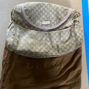 Authentic Gucci Diaper Bag- used